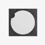 Car Coaster Ceramic - White Glossy (12 Coasters)