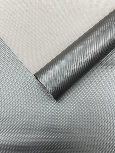 Carbon Fiber Marine Vinyl Fabric - Carbon Fiber Pattern, 54" Width (1 Yard)