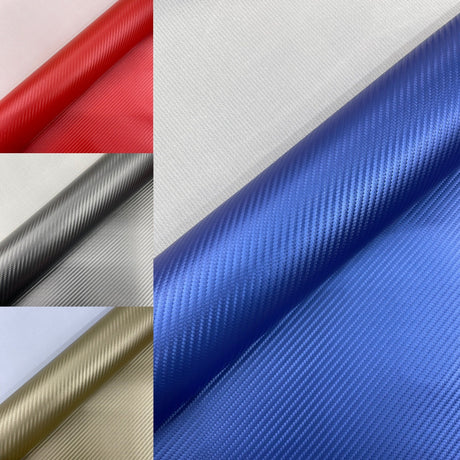Carbon Fiber Marine Vinyl Fabric - Carbon Fiber Pattern, 54" Width (1 Yard)