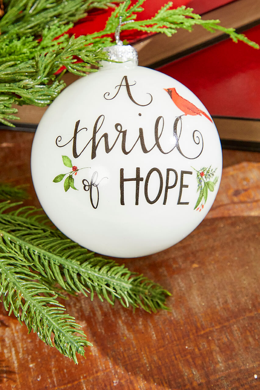 4" Cardinal Chorus Ornament