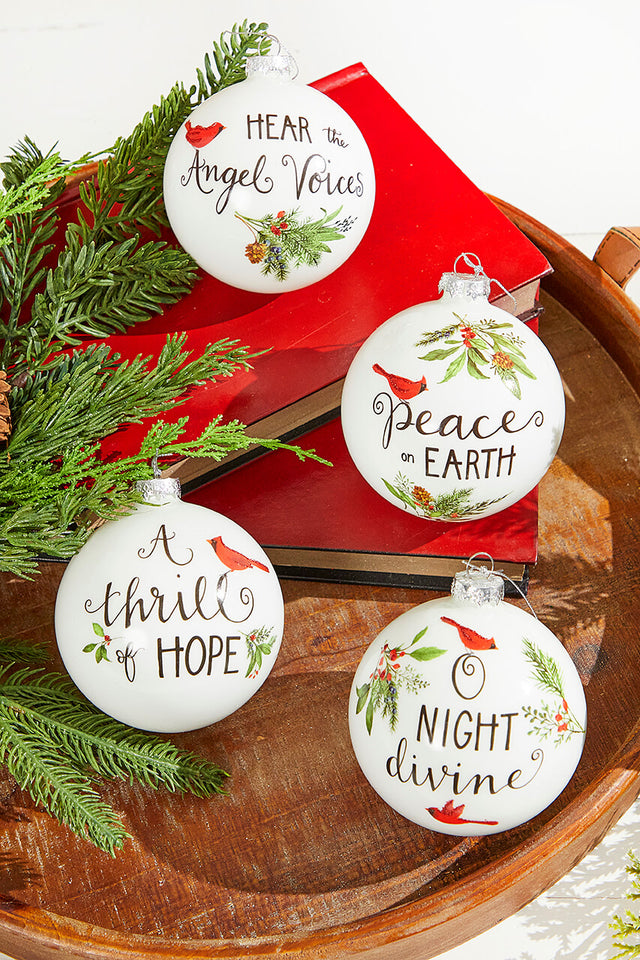4" Cardinal Chorus Ornament