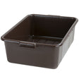 Carlisle 4401101 Bus Box, 15" x 20" x 7", stackable, reinforced rim, brown, Single
