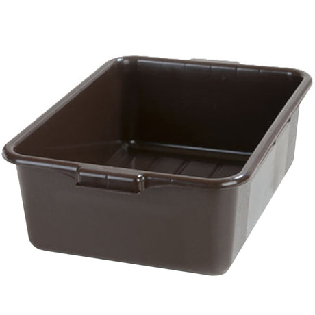 Carlisle 4401101 Bus Box, 15" x 20" x 7", stackable, reinforced rim, brown, Single