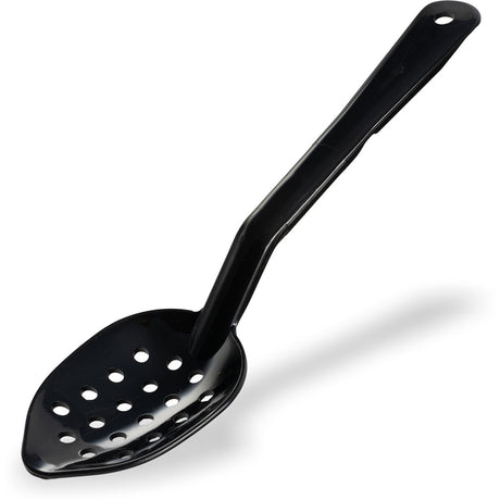 Carlisle Black 13" Perforated Serving Spoon