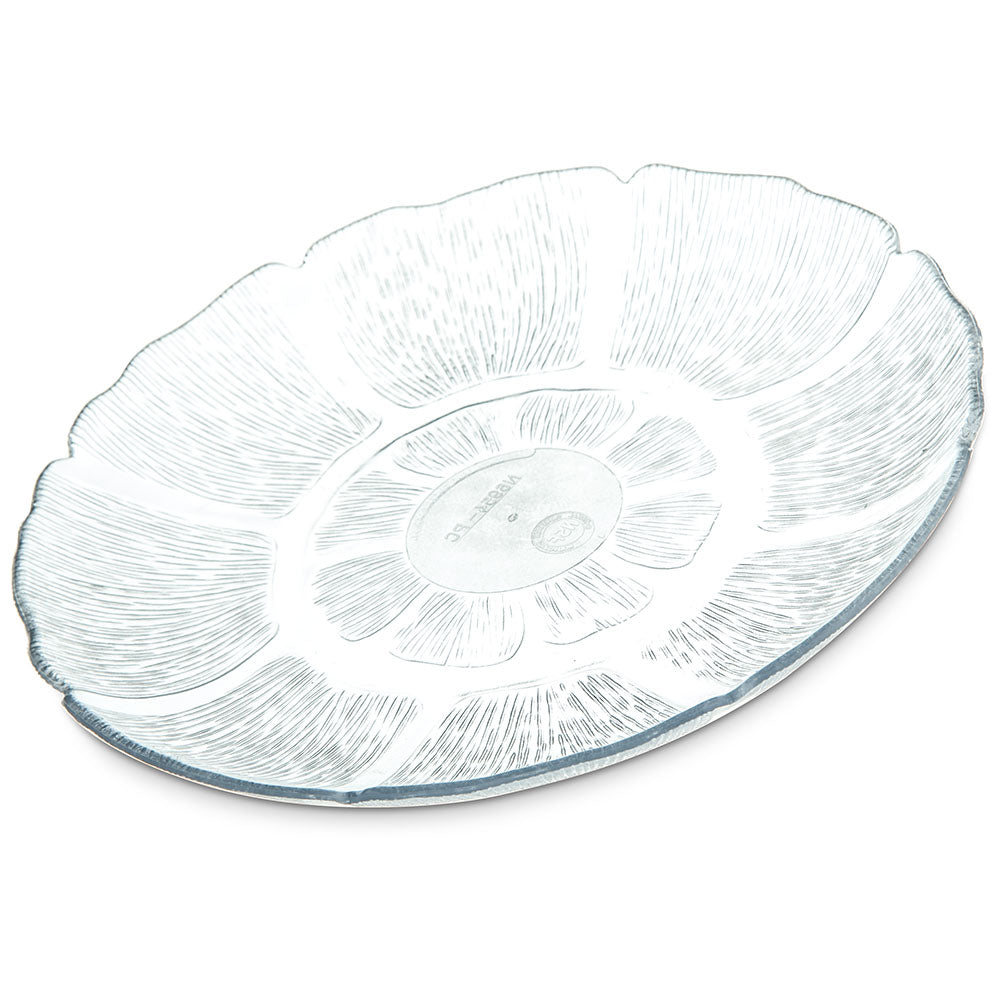 Carlisle Clear Petal Mist Plate, 7-11/16" - Case of 36