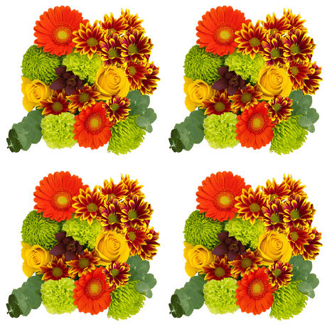 Autumn Mixed Flower Bouquet Fresh Seasonal Floral Arrangement