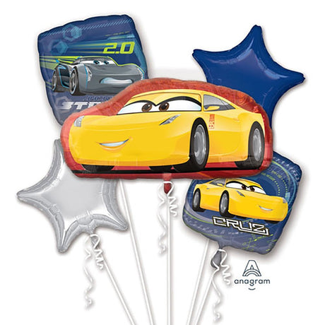 Cars 3 Foil Balloon Bouquet
