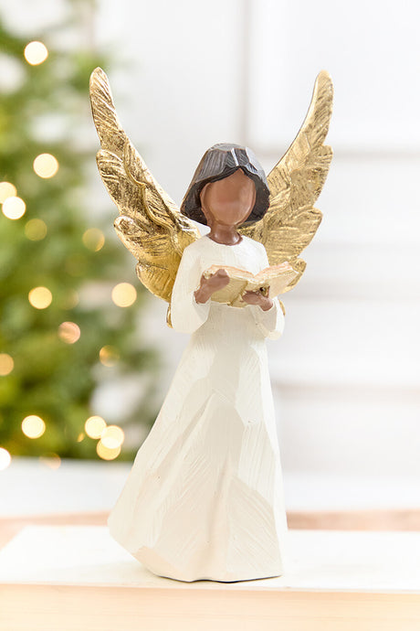 9.5" Carved Resin Angel