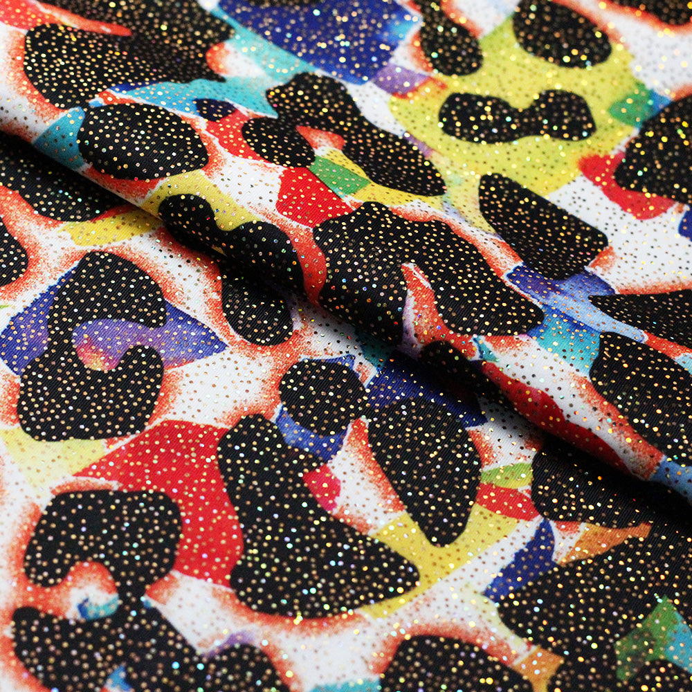 Cat Preppy Polyester Spandex Fabric - Black Cat Print, 58/60" Width (1 Yard)