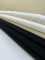Cotton Blend Woven Fabric Beige White