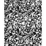 African Print Stretch Cotton Satin Fabric - Black, White Shattering The Glass Ceiling, 58" Width (1 Yard)