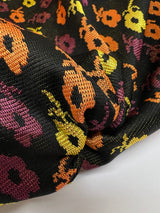 Floral Multicolour Jacquard Knitted Fabric