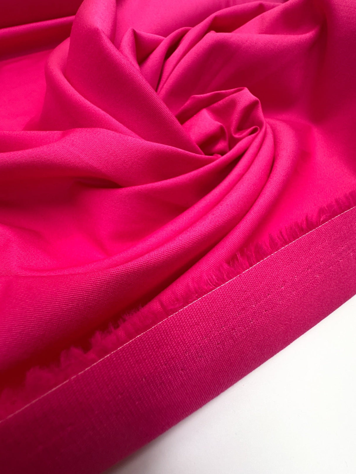 Pink Linen Viscose Elastane Woven