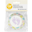 Wilton Baby Feet Cupcake Liners, 75-Count