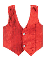 Red Sequined Vest Costume