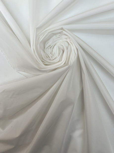 White Water-Repellent Polyamide Fabric