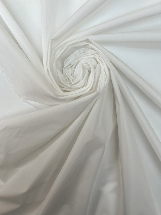 White Water-Repellent Polyamide Fabric