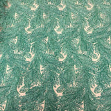 Floral Sequin Lace Fabric 52" Wide Polyester