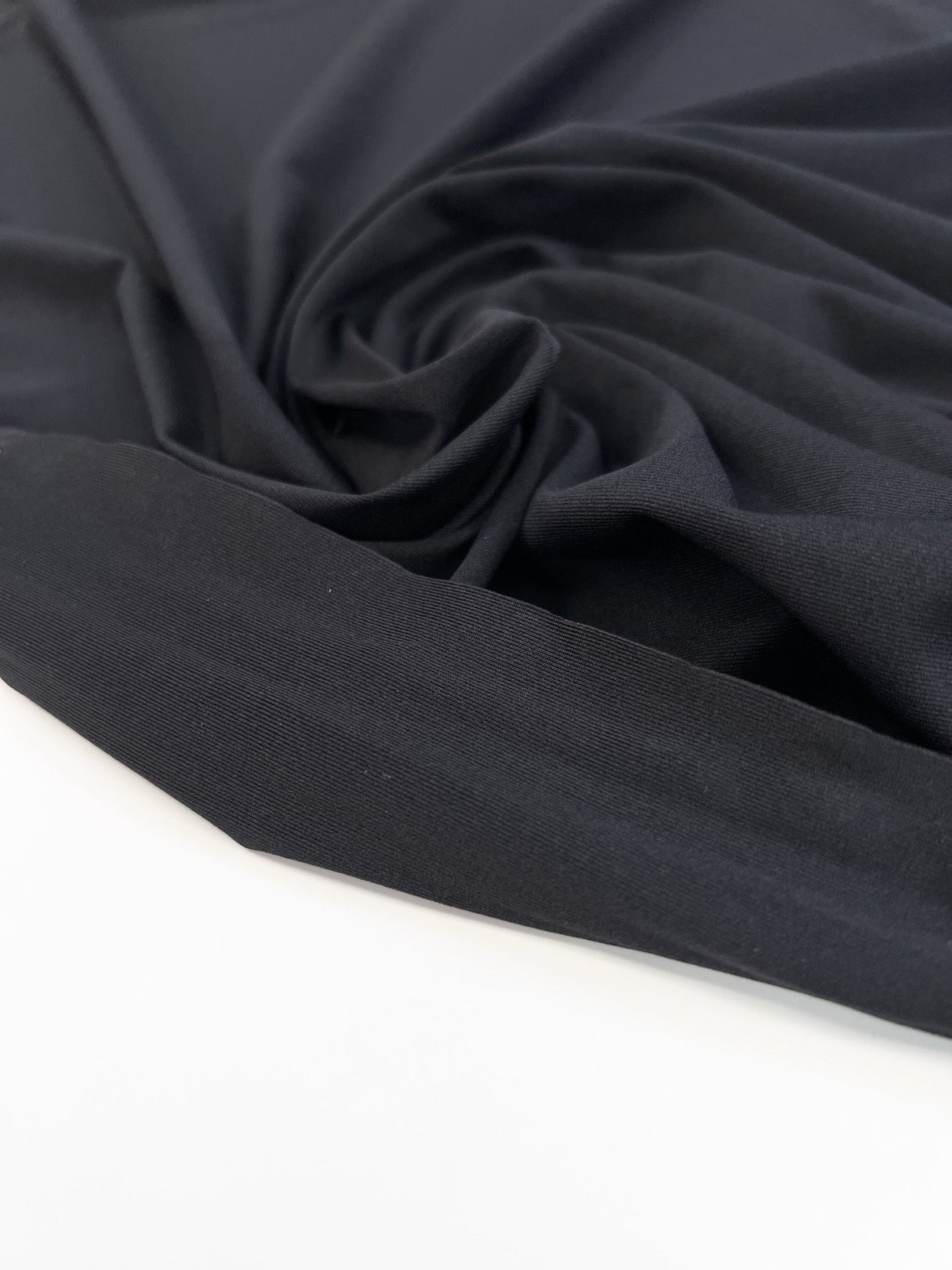 Black Polyamide Stretch Knit