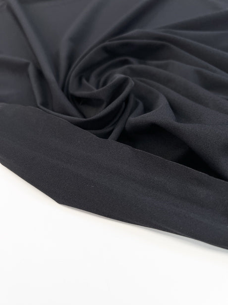 Black Polyamide Stretch Knit