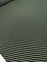 Viscose Crepe Printed Green Black