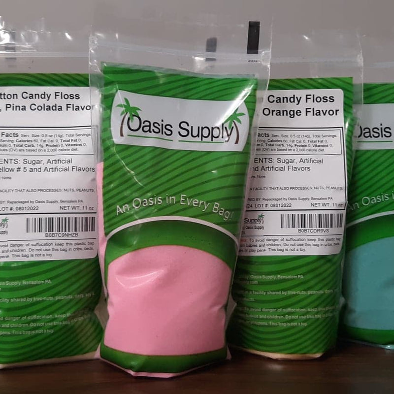 Cotton Candy Floss Sugar - Cotton Candy Flavoring Super Floss Makes 44 Cones- Candy Supplies