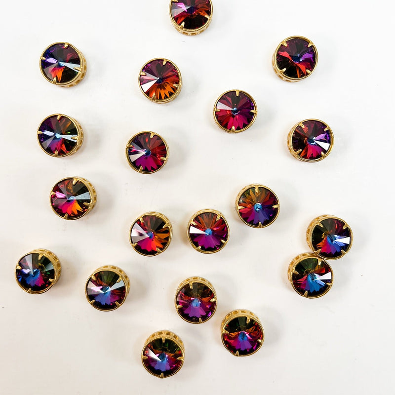 Multicolour Golden Sewing Notions