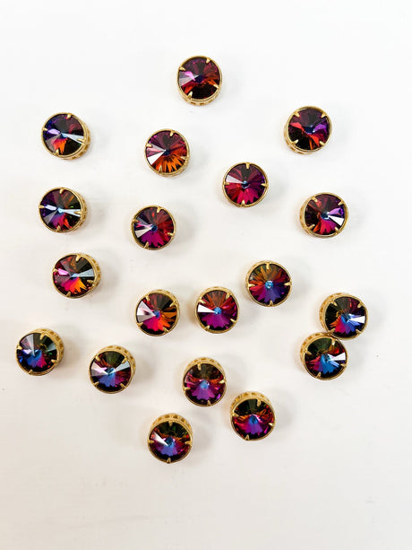 Multicolour Golden Sewing Notions