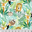 Minky Fabric Cloud Cuddle Multi Jungle Boogie 58/60"