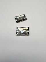 Silver Sewing Notions With Crystals