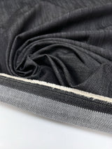 Cotton Denim Twill Gray Black