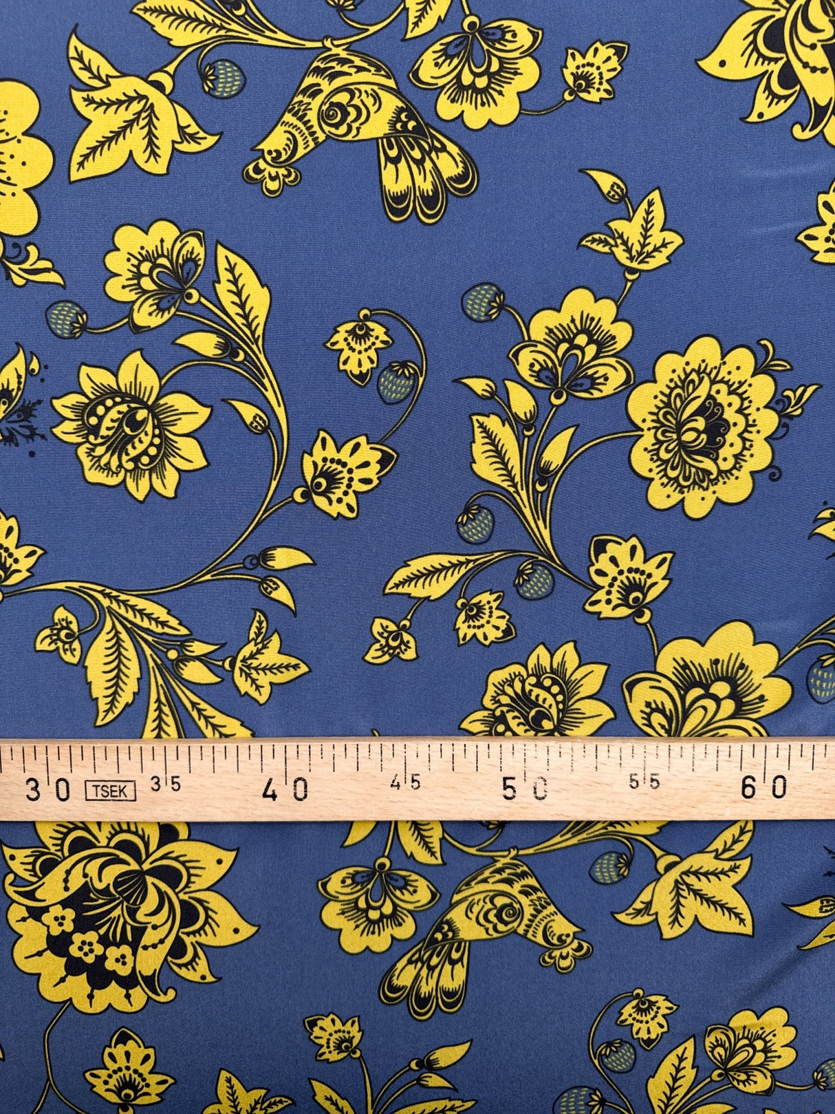 Silk Crepe Floral Printed Fabric