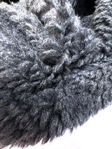 Polyester Acrylic Knitted Fabric Gray