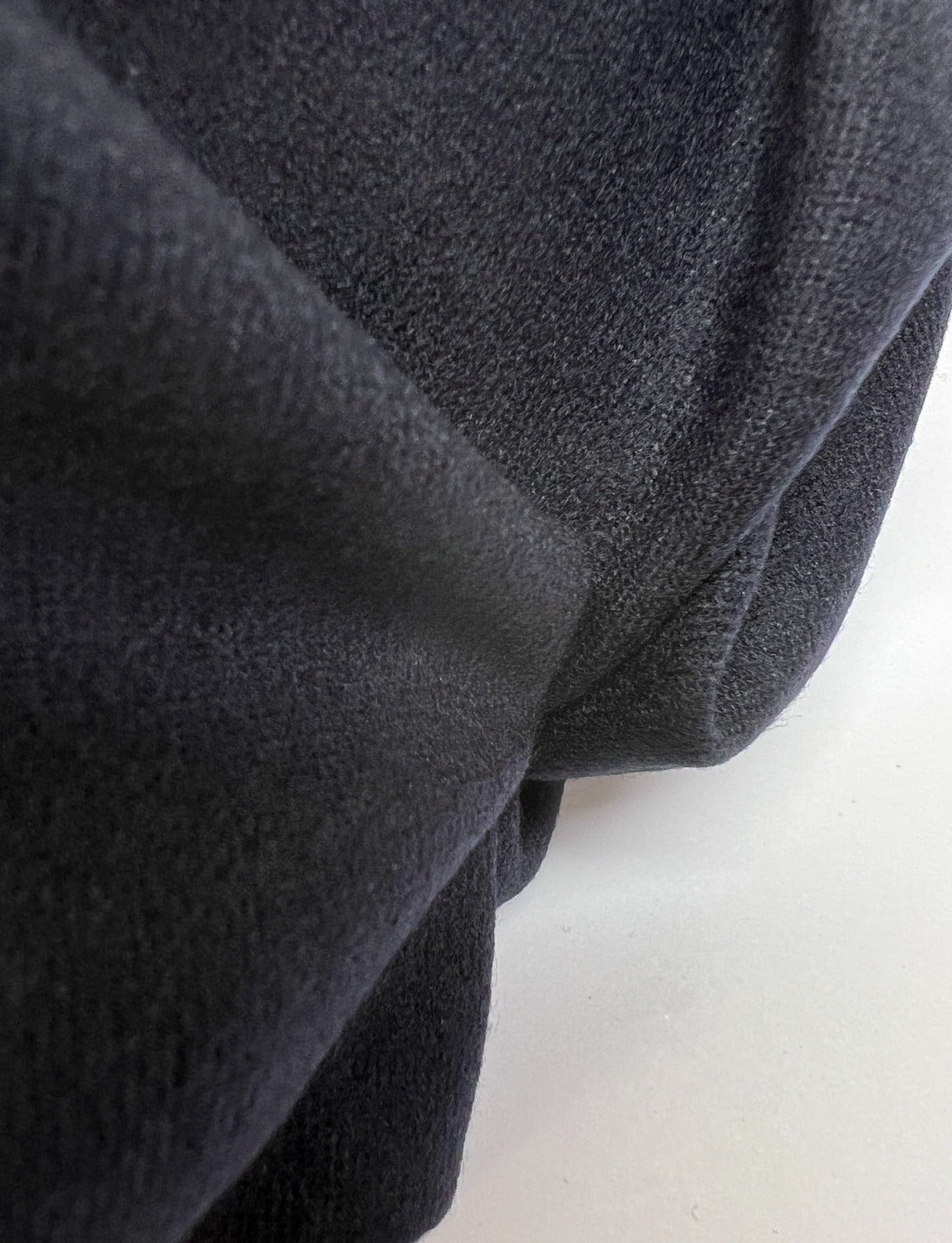 Blue Polyamide Twill Stretch Fabric