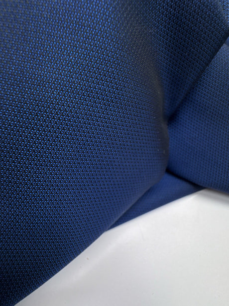 Wool Changeant Jacquard Fabric Blue Black
