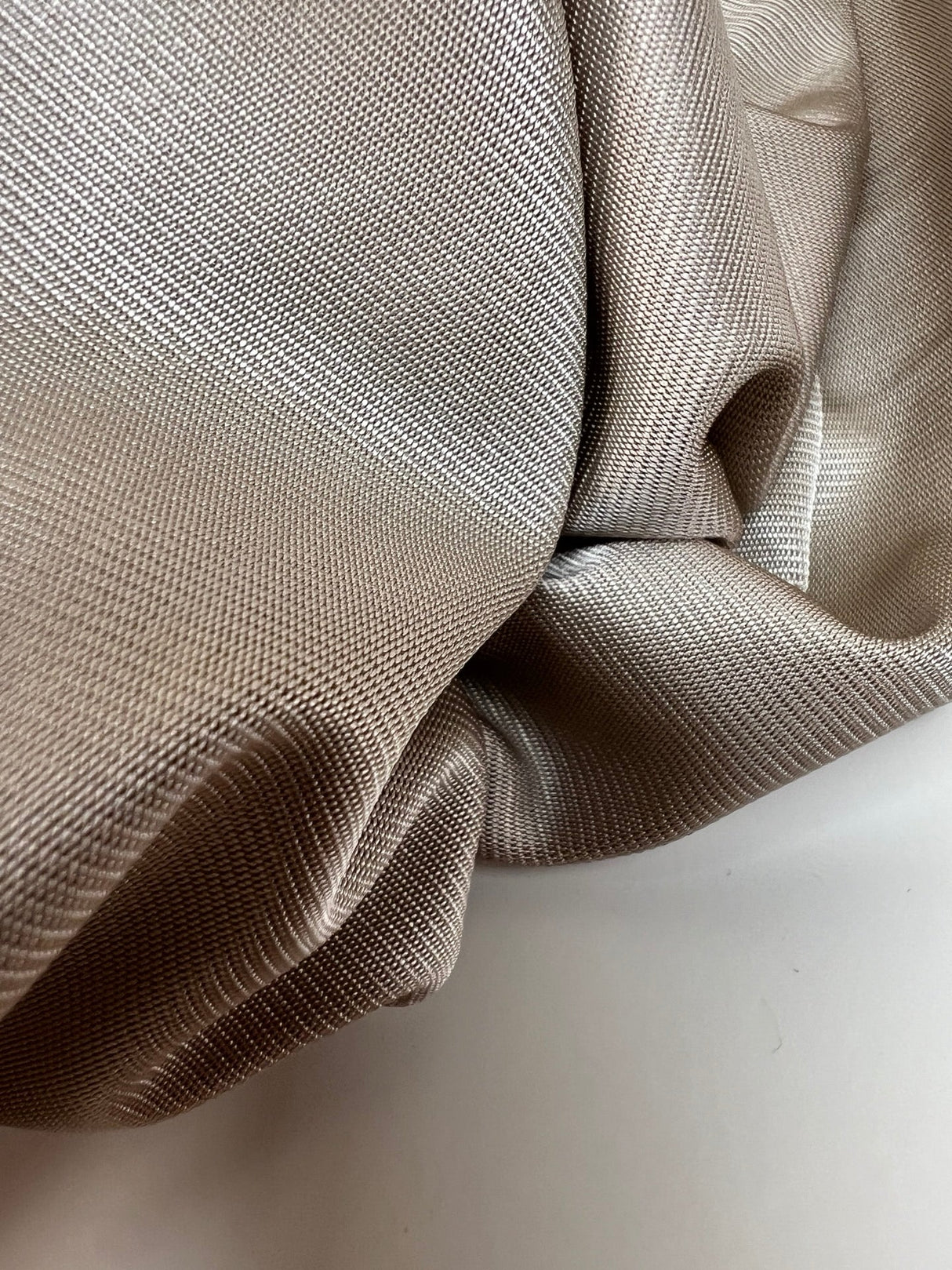 Viscose Elastane Knitted Fabric Beige Moiré