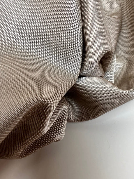 Viscose Elastane Knitted Fabric Beige Moiré
