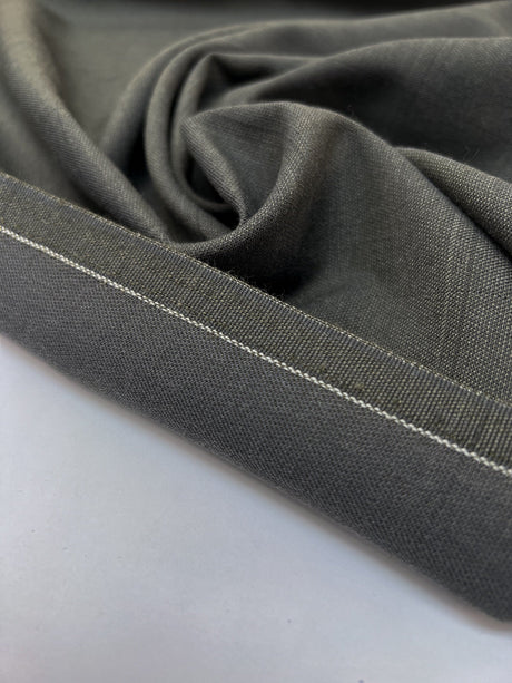 Wool Tweed Gray-Black