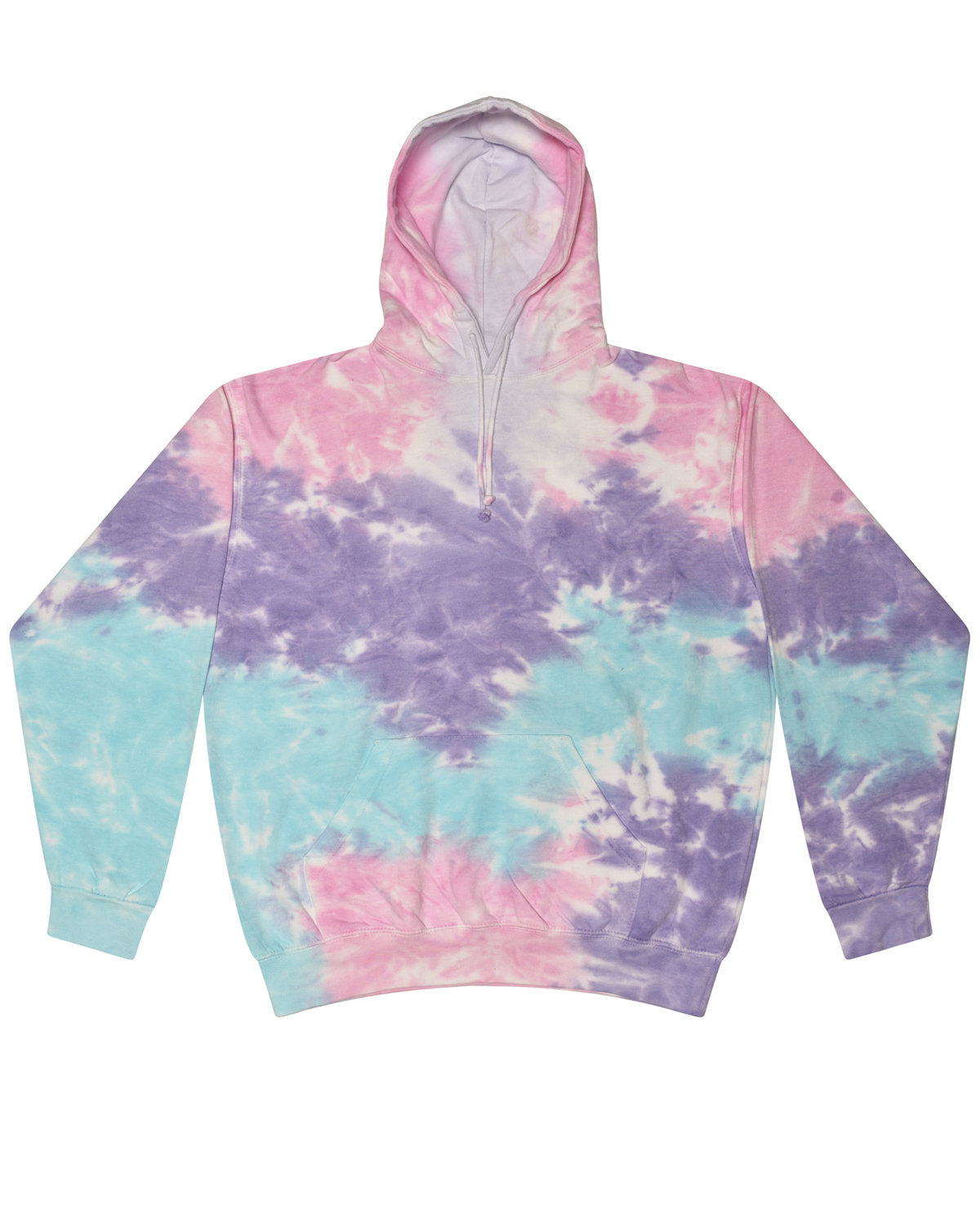 Adult Tie-Dyed Pullover Hooded Sweatshirt