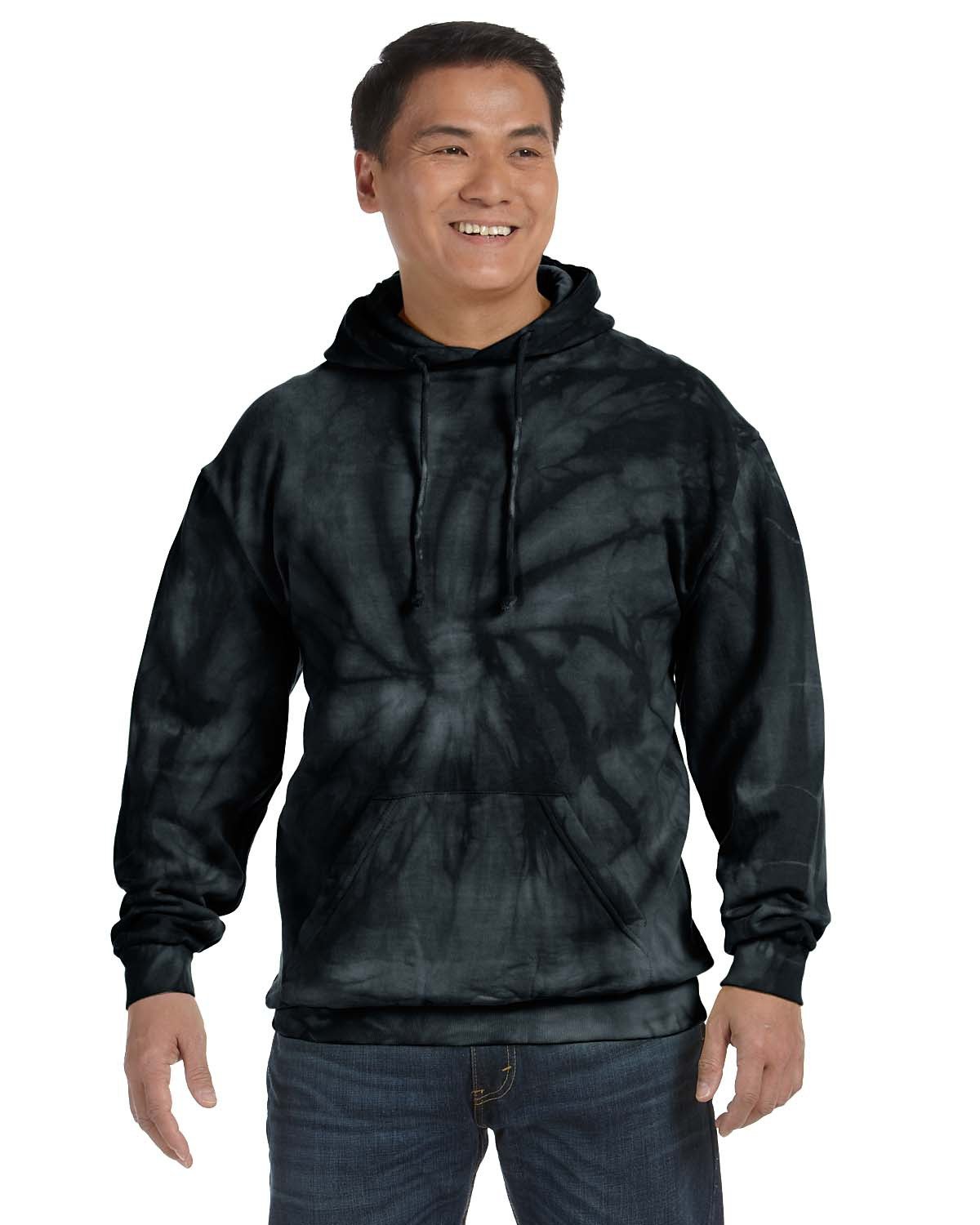 Adult Tie-Dyed Pullover Hooded Sweatshirt