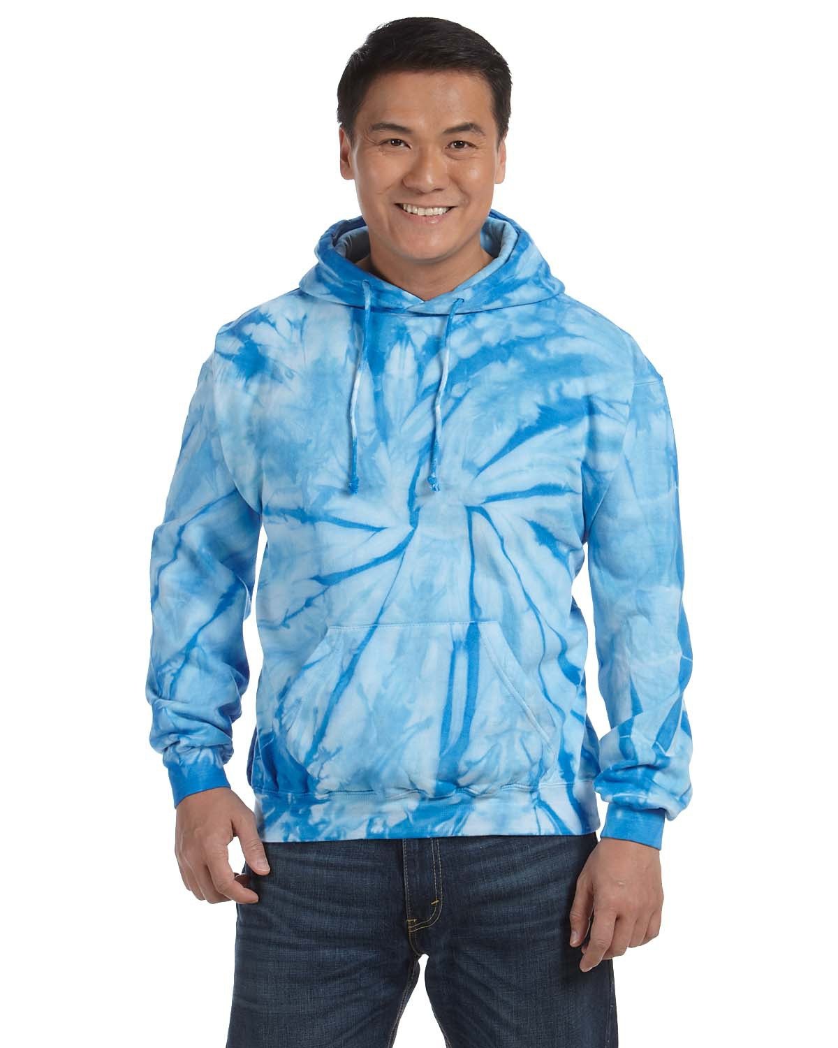 Adult Tie-Dyed Pullover Hooded Sweatshirt