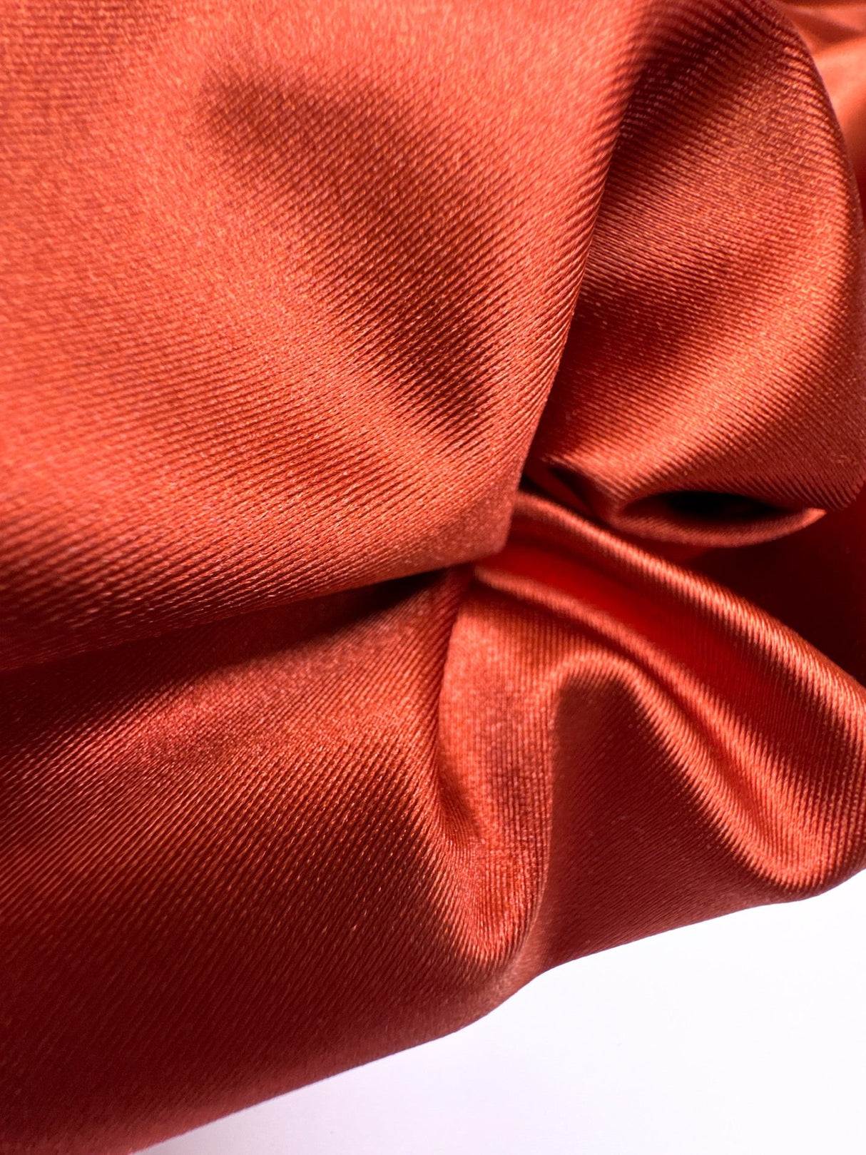Orange Polyamide Elastane Knitted Fabric
