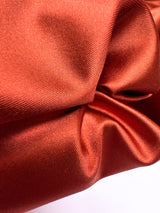 Orange Polyamide Elastane Knitted Fabric
