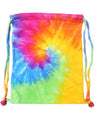 Swirl Tie-Dyed Drawstring Bag