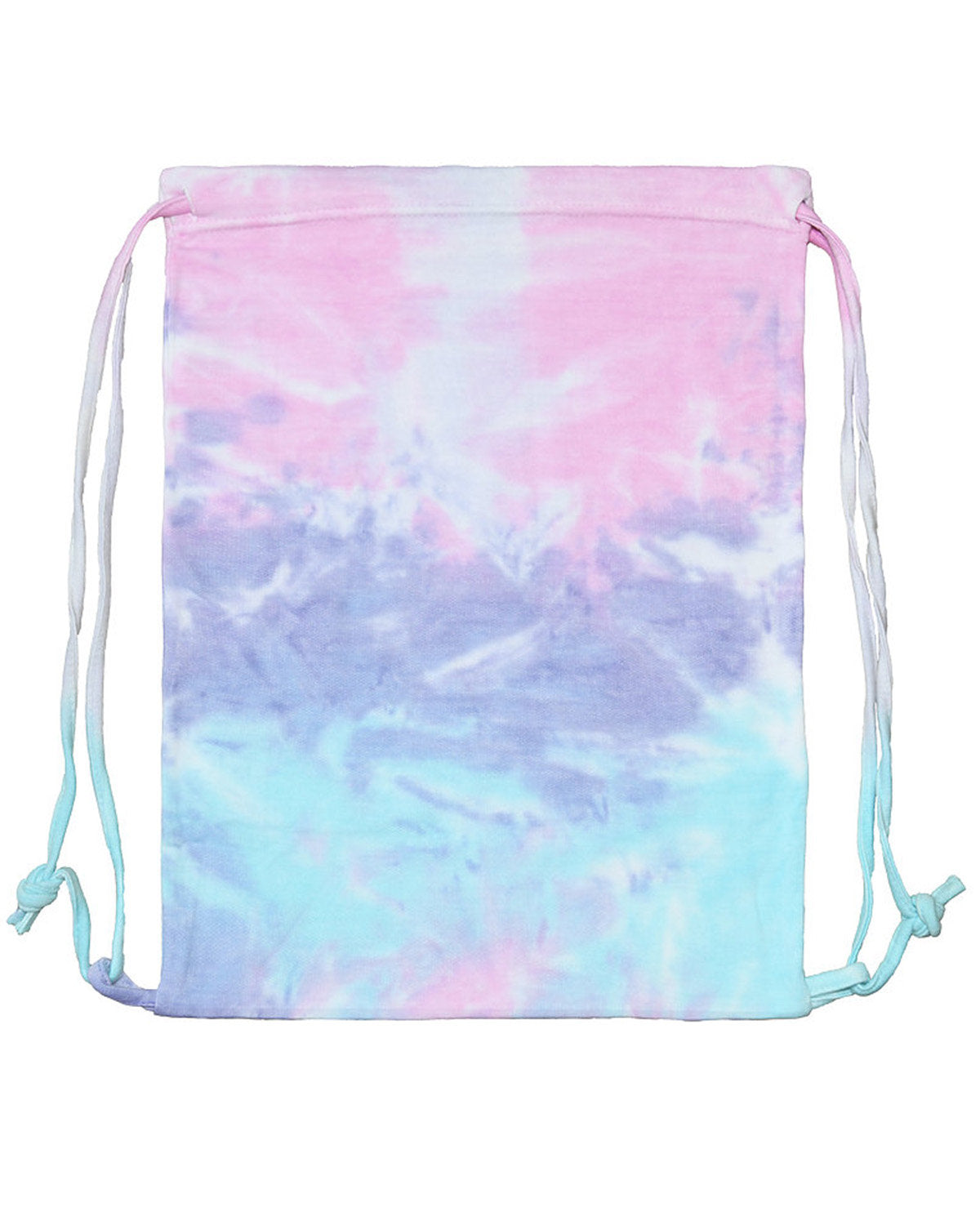 Swirl Tie-Dyed Drawstring Bag