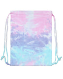 Swirl Tie-Dyed Drawstring Bag