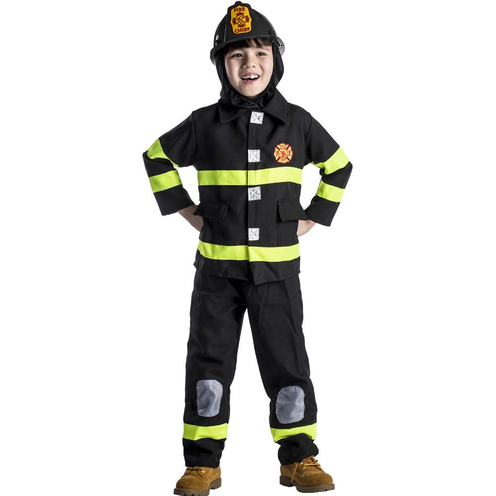 Deluxe Fire Fighter Dress Up Costume Set