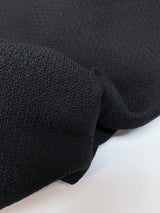 Blue Wool Basket Weave Fabric