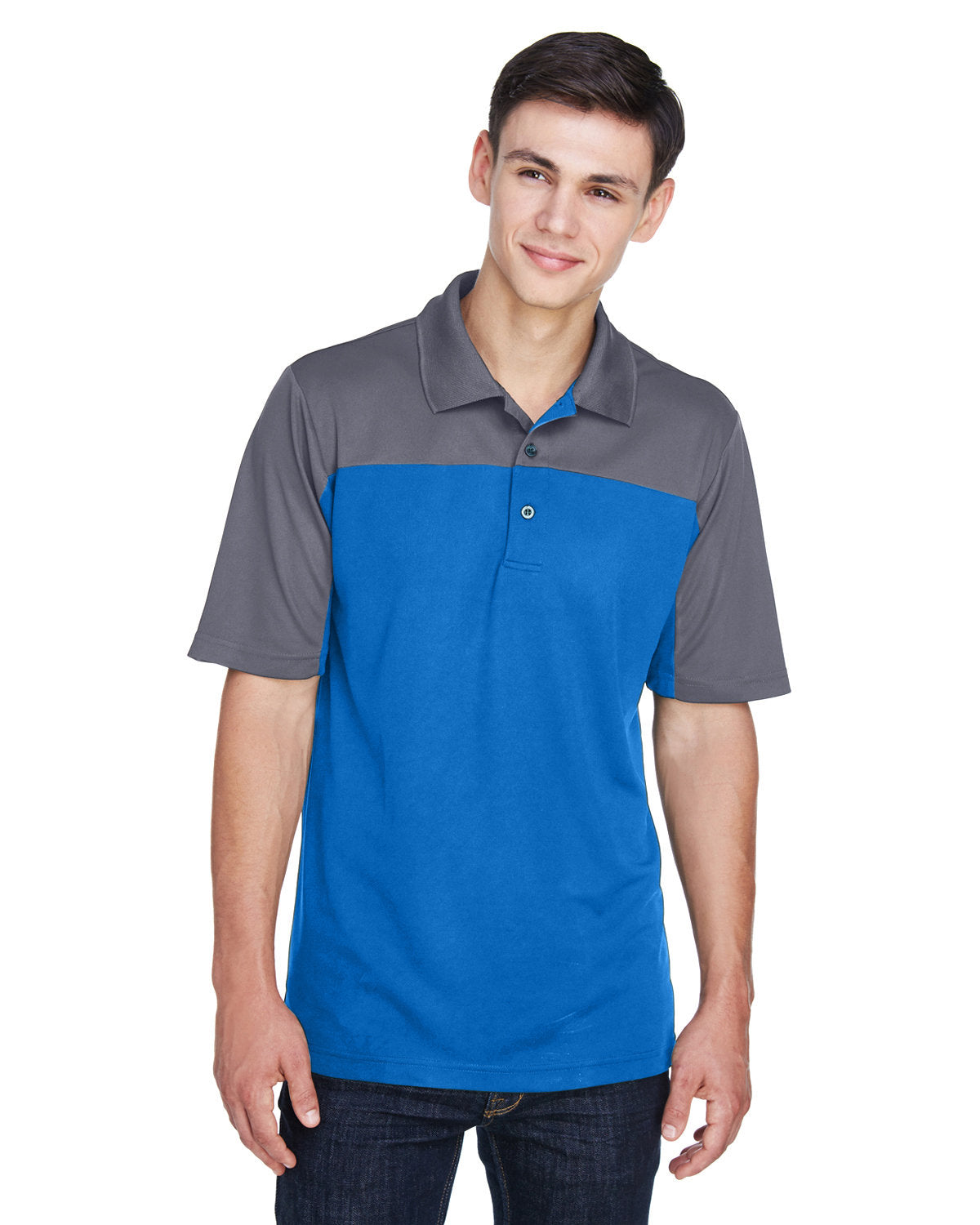 Men's Balance Colorblock Performance Piqué Polo