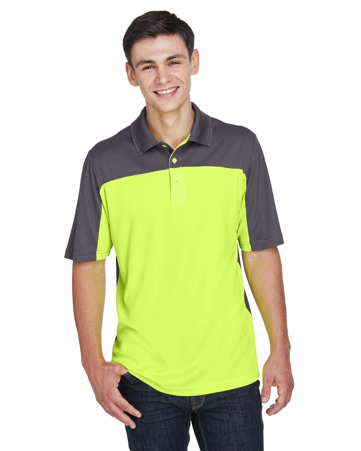 Men's Balance Colorblock Performance Piqué Polo